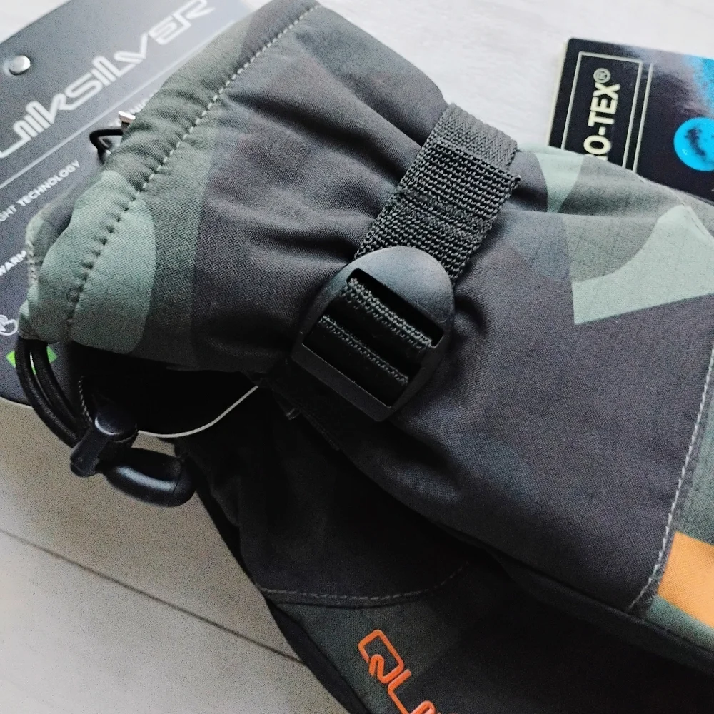 QUIKSILVER NEW Mission Insulated Snow Mitts